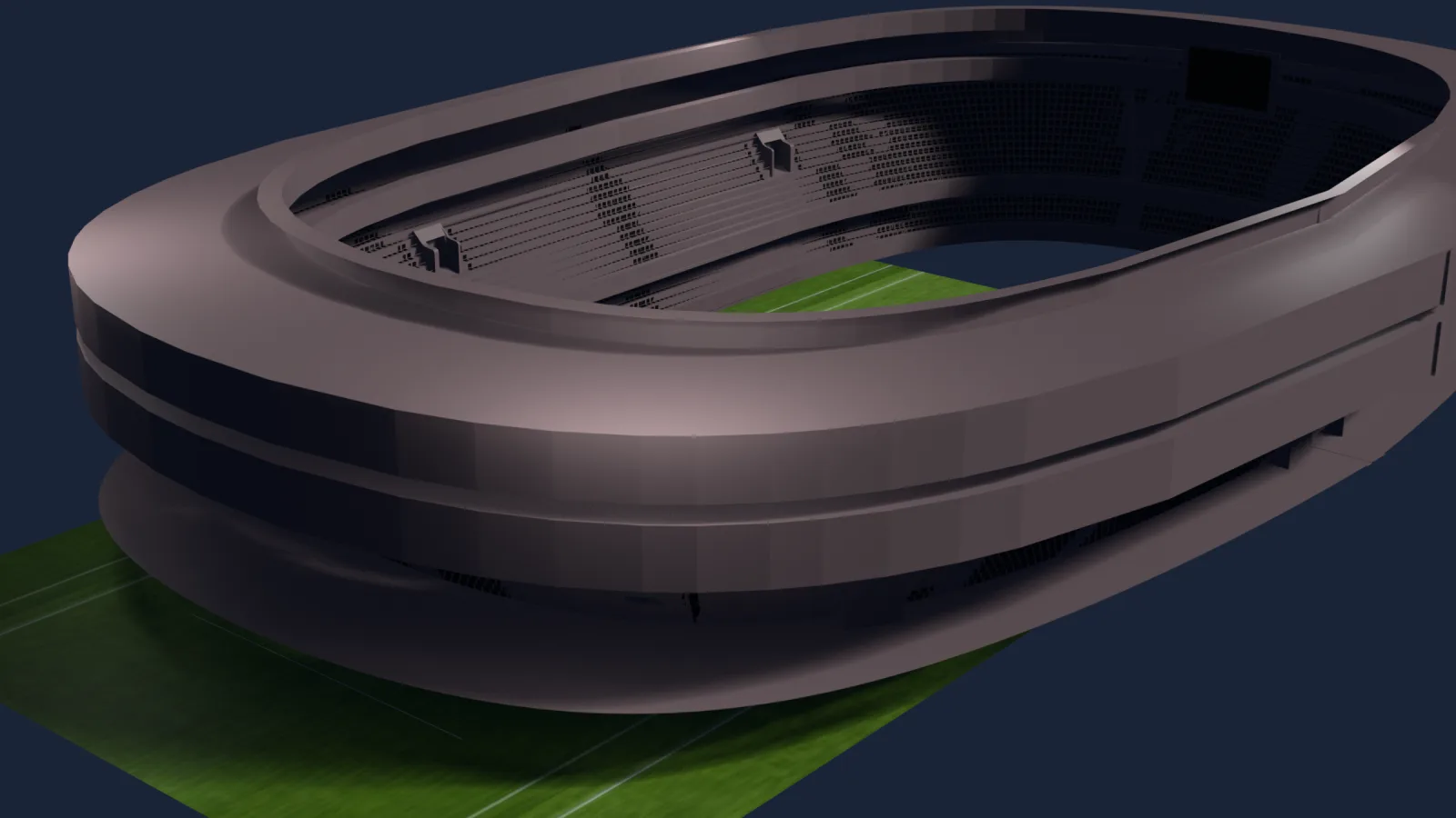 The Bowl — Modern two-tier arena, open to the sky