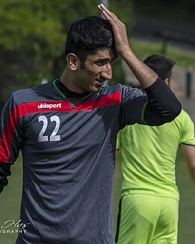 Alireza Beiranvand — Alireza Beiranvand - Iran national football team training at Sydney Academy of Sport and Recreation ahead of 2015 AFC Asian Cup.