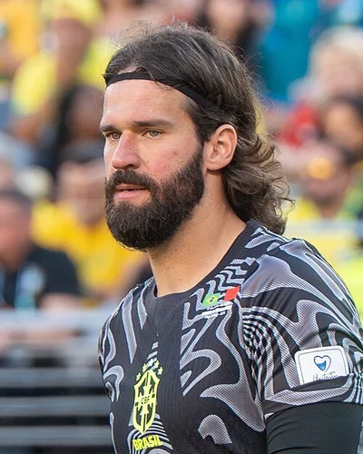 Alisson Becker — Alisson Becker during Brazil v Morocco on 13 June 2026 at the 2026 FIFA World Cup at NY/NJ Stadium in East Rutherford, NJ