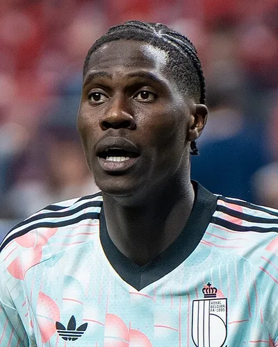 Amadou Onana — Amadou Onana during USMNT v Belgium on March 28 2026 at Mercedes-Benz Stadium in Atlanta, Georgia
