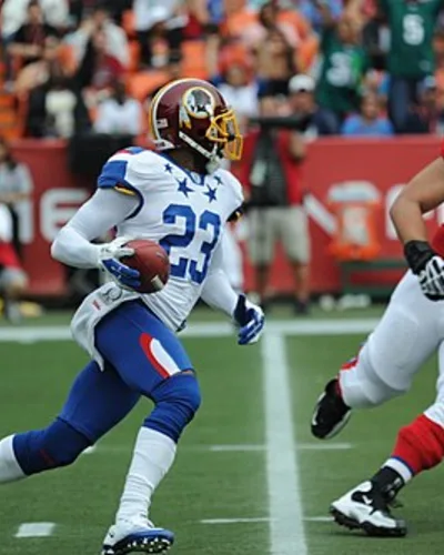 Angelo Stiller — Washington Redskins cornerback, DeAngelo Hall returns an interception during the 2011 Pro Bowl at Aloha Stadium in Honolulu, Hawaii, Jan.
