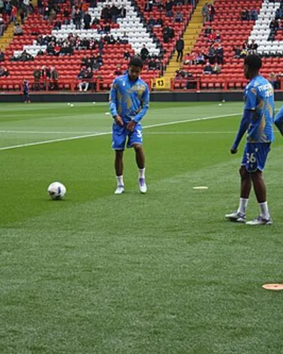 Bruno Fernandes — Sheffield Wednesday Players at the pitch prior to the Charlton Athletic and Sheffield Wednesday match.