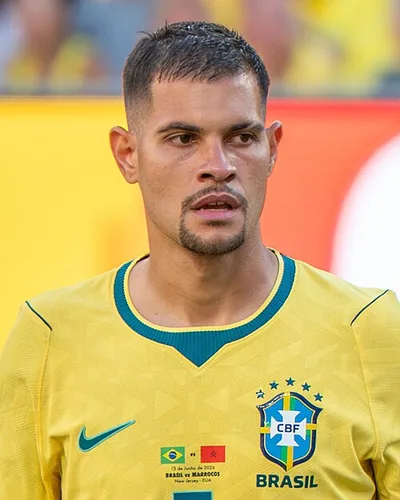 Bruno Guimarães — Bruno Guimaraes during Brazil v Morocco on 13 June 2026 at the 2026 FIFA World Cup at NY/NJ Stadium in East Rutherford, NJ