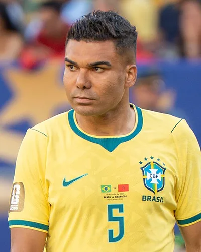 Casemiro — Casemiro during Brazil v Morocco on 13 June 2026 at the 2026 FIFA World Cup at NY/NJ Stadium in East Rutherford, NJ