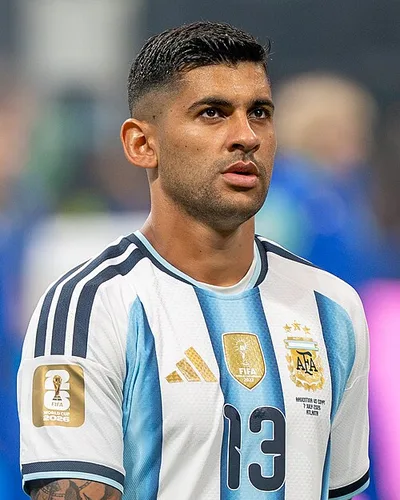 Cristian Romero — Cristian Romero during Argentina v Egypt at the 2026 FIFA World Cup