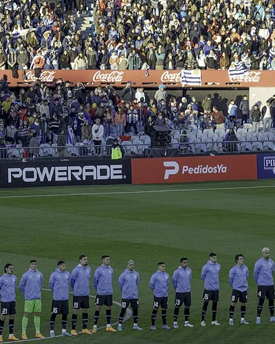 Federico Viñas — URUGUAY: Sergio Rochet (45' Fernando Muslera y 75' Sebastián Sosa), Damián Suárez (75' Guillermo Varela), Ronald Araújo (61' Martín Cácere