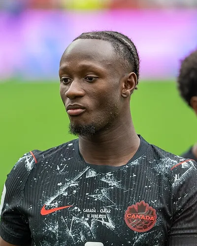 Ismaël Koné — Ismaël Kone during Canada v Qatar on 18 June 2026 at the 2026 FIFA World Cup